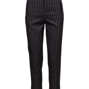 Mango Printed Cotton Trousers suorat housut
