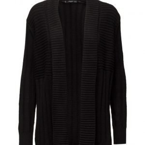 Mango Ribbed Cotton Cardigan neuletakki