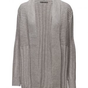 Mango Ribbed Cotton Cardigan neuletakki