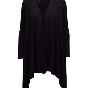 Mango Ribbed Long Jacket neuletakki