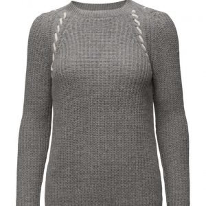 Mango Ribbed Wool-Blend Sweater neulepusero
