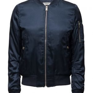 Mango Satin Bomber Jacket bomber takki