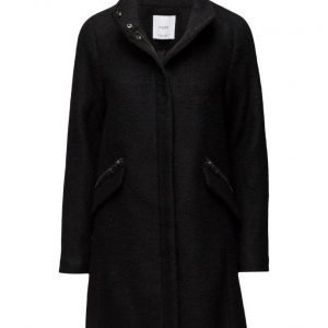 Mango Side-Zip Wool Coat villakangastakki