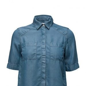 Mango Soft Fabric Shirt lyhythihainen paita