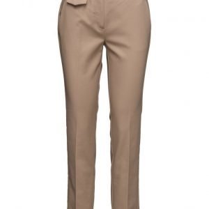 Mango Straight Cotton Trousers suorat housut