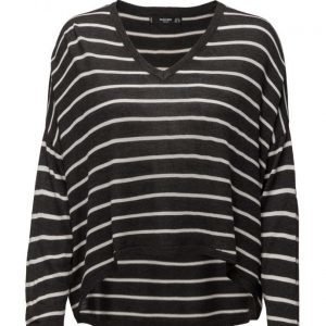 Mango Stripe Pattern Sweater neulepusero