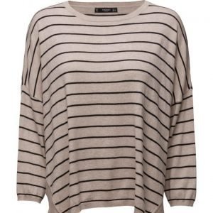 Mango Striped Cotton-Blend Sweater neulepusero