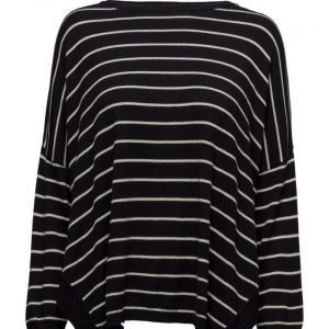 Mango Striped Cotton-Blend Sweater neulepusero