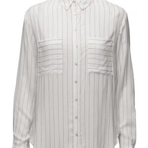 Mango Striped Flowy Shirt pitkähihainen paita