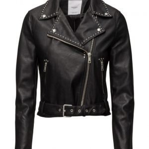 Mango Studded Biker Jacket nahkatakki