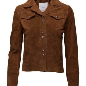 Mango Suede Jacket nahkatakki