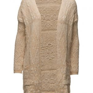 Mango Textured Cotton Cardigan neuletakki