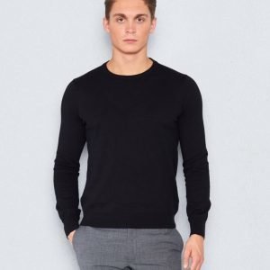 Marccetti Edward O-neck Sweater Black