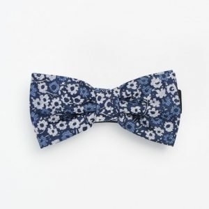 Marccetti Elia Bow Tie Mini Flower Dark Blue