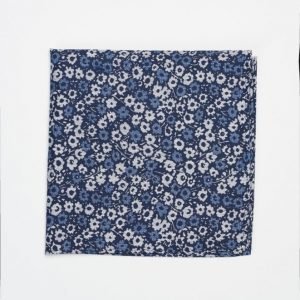 Marccetti Elia Hankie Flower Dark Blue