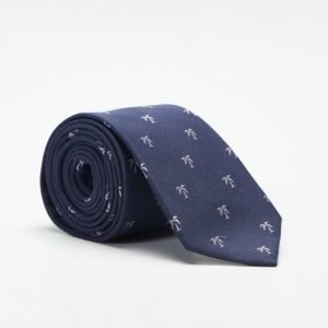 Marccetti Palm Tie Dark Blue
