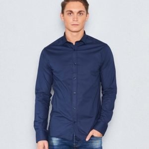 Marccetti Tito Slim Shirt Navy