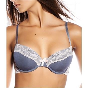 Marie Meili Skylar T-shirt Bra Soft Charcoal