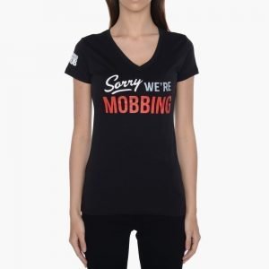 Married to the Mob Mobbing V-neck Tee