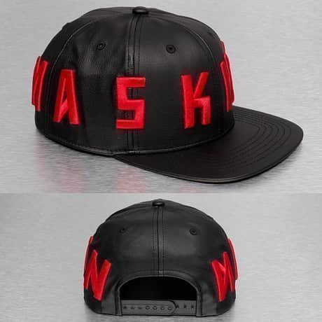 Maskulin Snapback Lippis Musta