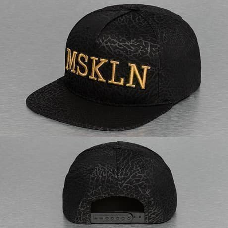 Maskulin Snapback Lippis Musta