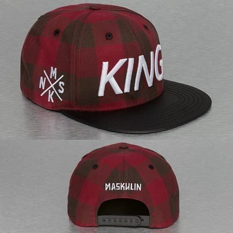 Maskulin Snapback Lippis Musta