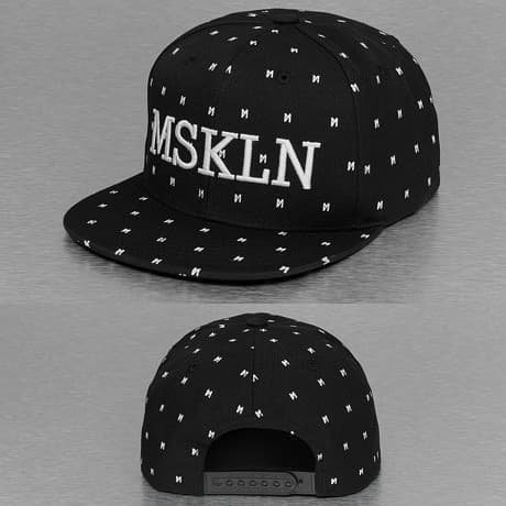 Maskulin Snapback Lippis Musta