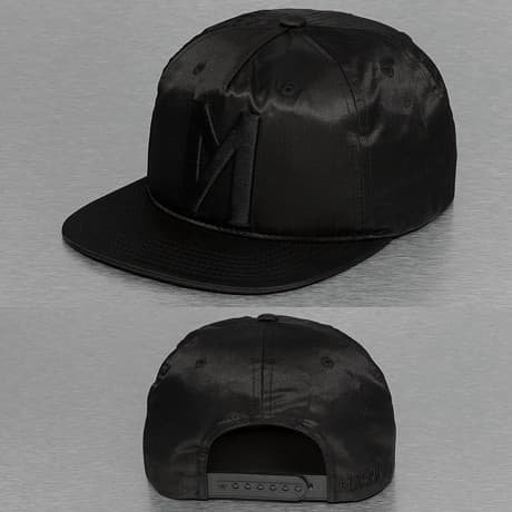 Maskulin Snapback Lippis Musta