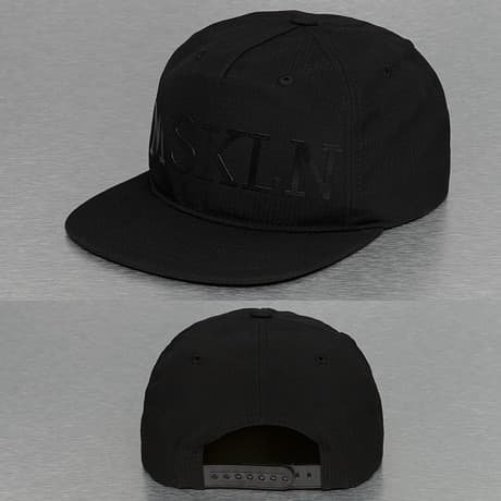 Maskulin Snapback Lippis Musta