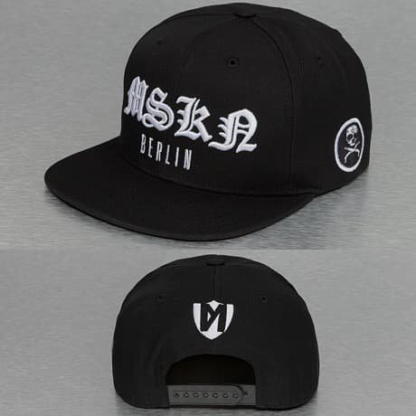 Maskulin Snapback Lippis Musta