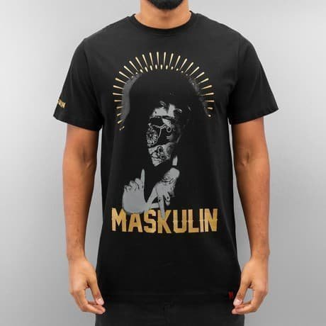 Maskulin T-paita Musta