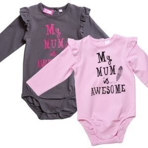 Max Collection Body 2 kpl Grey/Pink