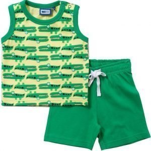 Max Collection Paita ja shortsit Bright green/yellow Green