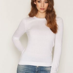 Michael Kors Crss Scoop Back Ls Sweat Neulepusero White