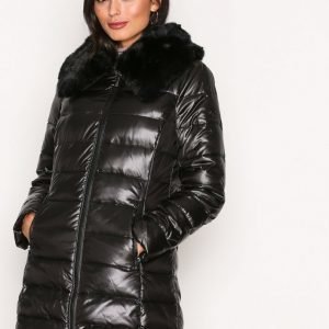 Michael Kors Puffer Faux Fur Untuvatakki Black