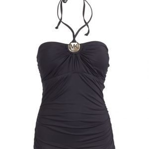 Michael Kors Shirred Bandini Tankini