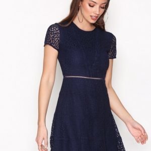 Michael Kors Yala Lace Dress Skater Mekko Navy