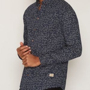 Minimum Crest Shirt Kauluspaita Dark Navy