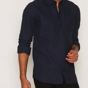 Minimum Nacka Shirt Kauluspaita Dark Navy