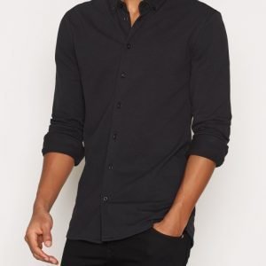 Minimum Stuart Shirt Kauluspaita Black