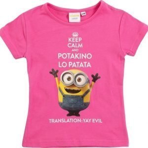 Minions Despicable me Pusero Dark pink