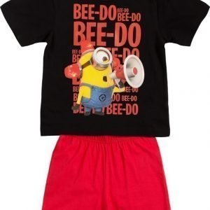 Minions Despicable me Yöpuku Black/Red