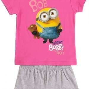 Minions Despicable me Yöpuku Fuxia/Light grey