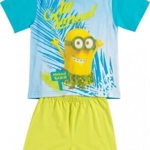 Minions Despicable me Yöpuku Lime green