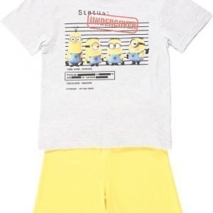 Minions Despicable me Yöpuku Melange grey/Yellow