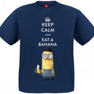 Minions Keep Calm And Eat A Banana T-paita