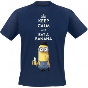 Minions Keep Calm And Eat A Banana T-paita