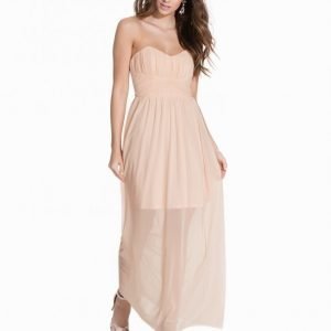 Miss Selfridge Bandeau Maxi Dress Maksimekko Light Pink