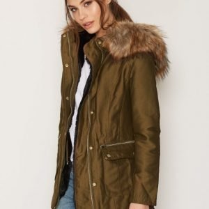 Miss Selfridge Puffer Jacket Untuvatakki Khaki