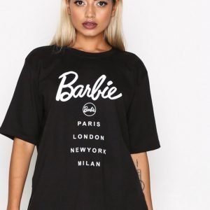 Missguided Barbie City T-Shirt T-Paita Black